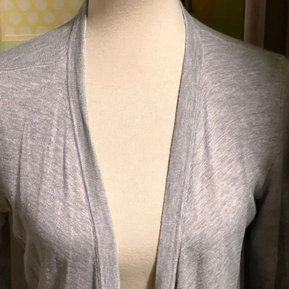 EUC Maurice’s Light Gray Open Cardigan #C3 - Picture 6 of 6